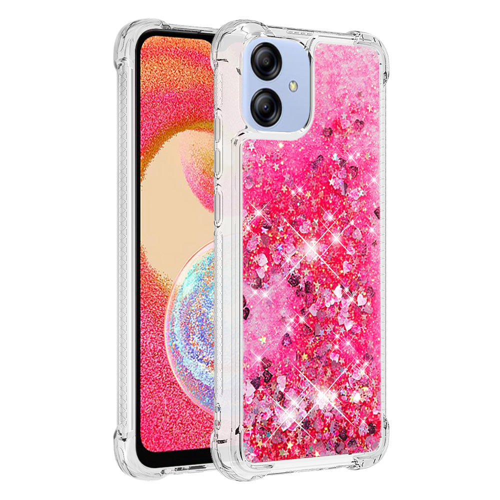 YB Quicksand Series-1 TPU Case for Samsung Galaxy A04e 4G F04 4G M04 4G Quicksand Liquid Sequins Anti-drop Cell Phone Cover YB Quicksand Series-1 TPU Case for Samsung Galaxy A04e 4G F04 4G M04 4G Quicksand Liquid Sequins Anti-drop Cell Phone Cover